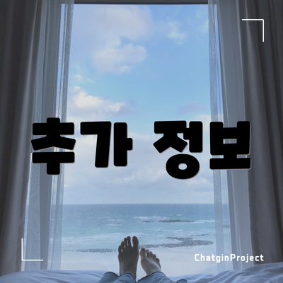 추가 정보