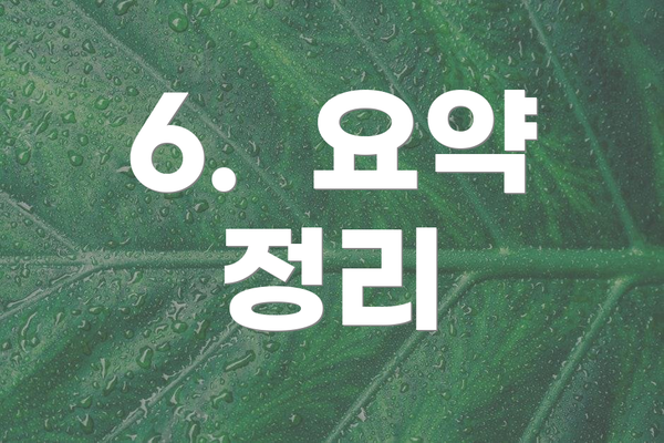 6.  요약 정리