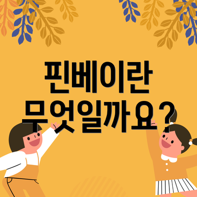 핀베이란 무엇일까요?